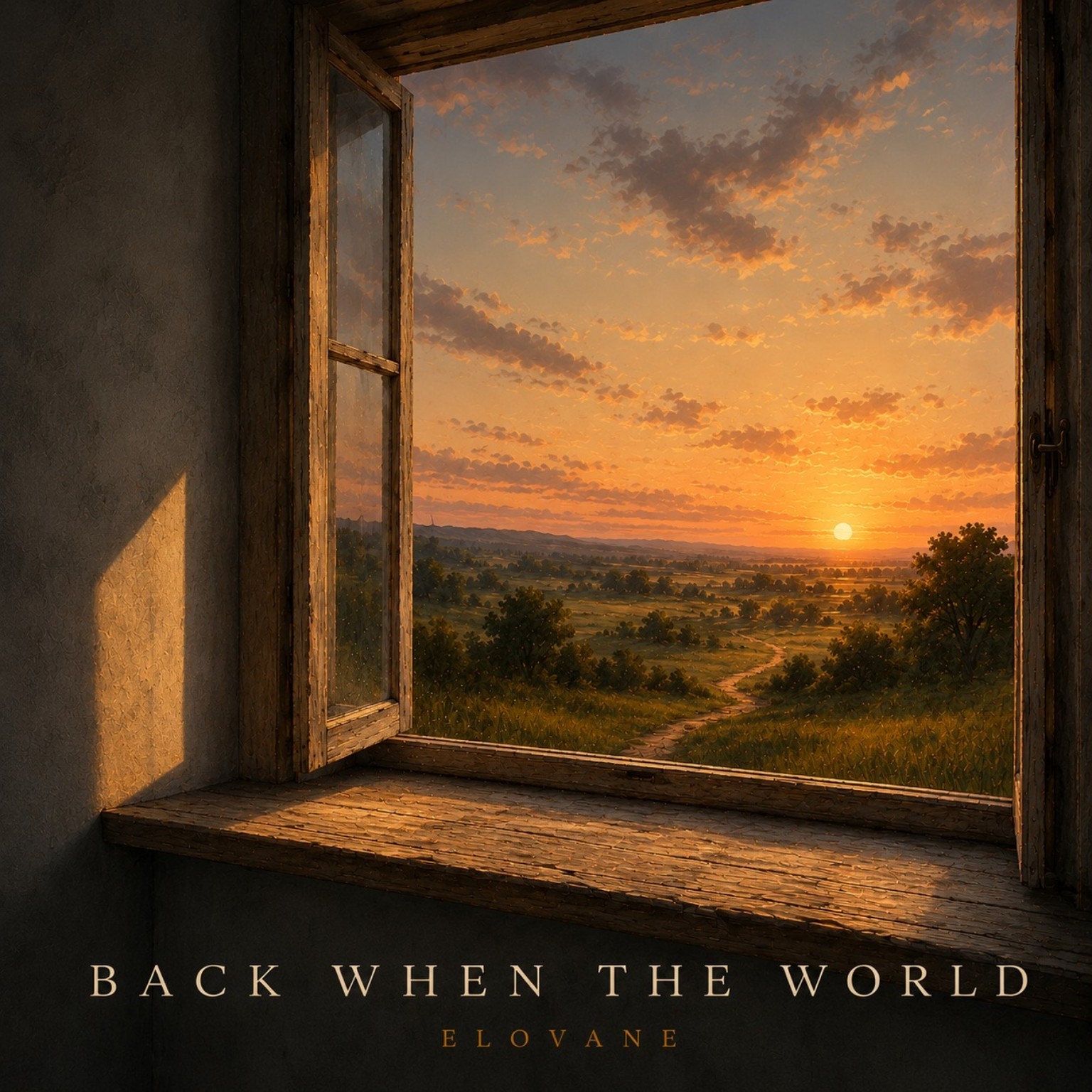 Back When the World by ELOVANE album cover
